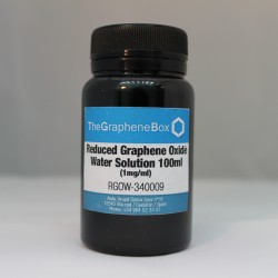 DISOLUCIÓN DE ÓXIDO DE GRAFENO REDUCIDO en AGUA 1mg/ml (100ml)